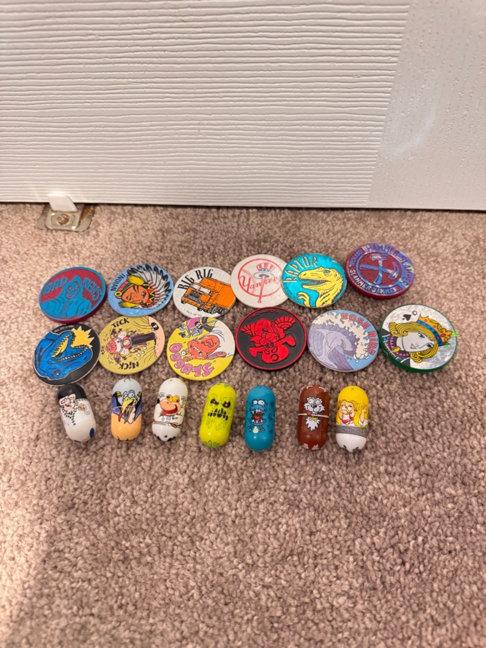 Vintage Colorful POGs and mighty beans